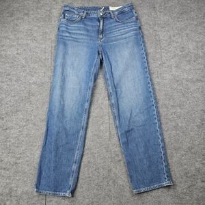 Rag & Bone Jeans Womens 29 Blue Dre Low Rise Baggy Boyfriend Featherweight Pants